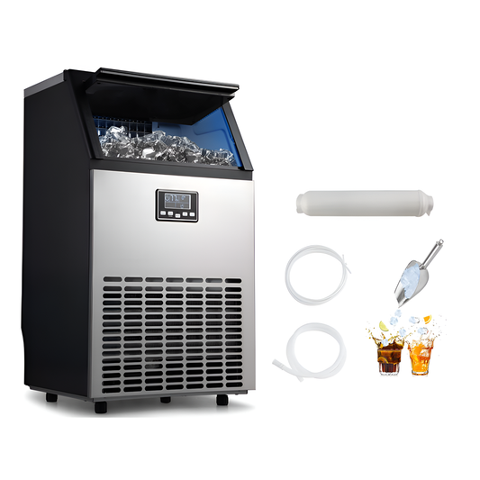 Commercial bullet ice maker machine
