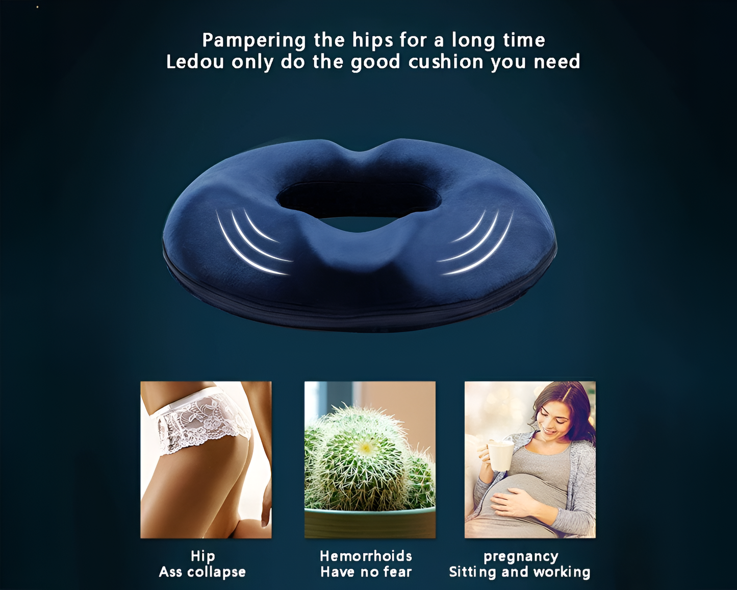 Memory Foam Donut Seat Cushion