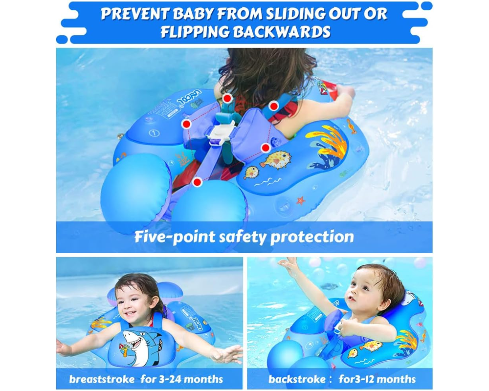 Inflatable Swimming float Ring Swim Pool Water Toys