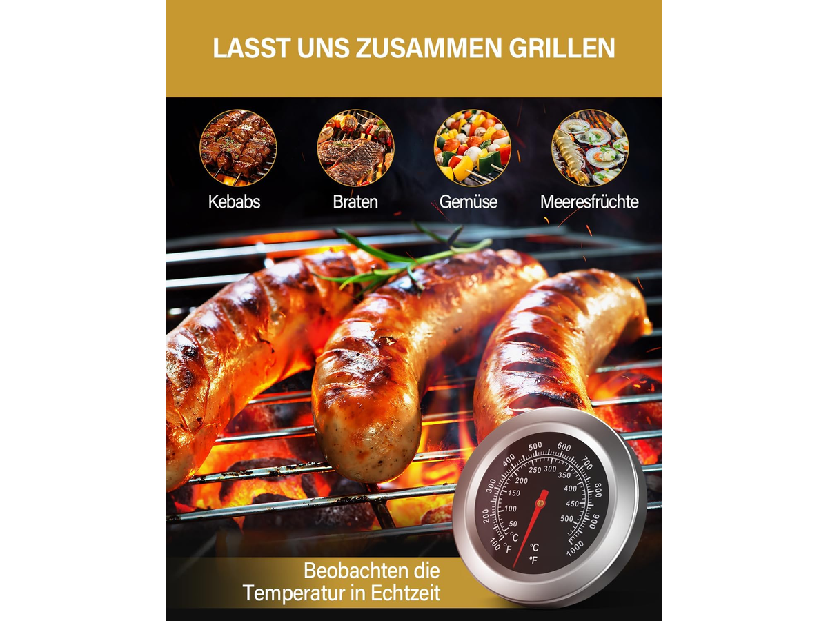 Charcoal Smoker BBQ Grill