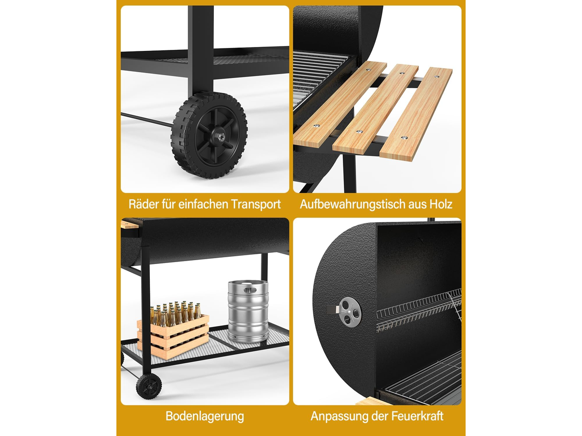 Charcoal Smoker BBQ Grill