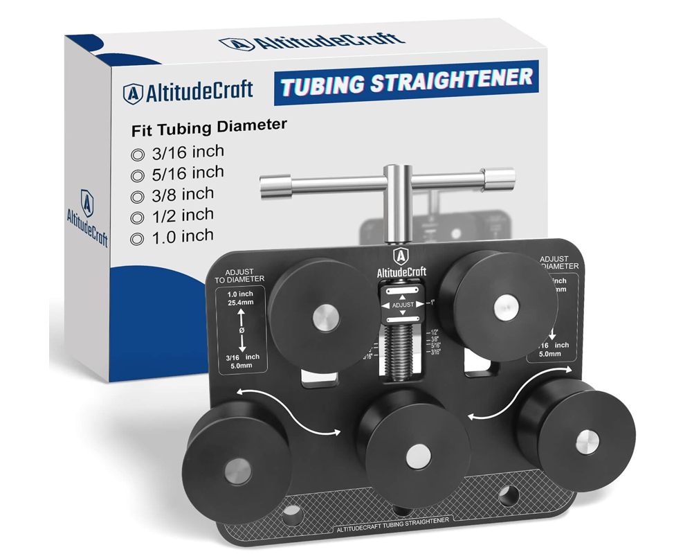 Tube Straightener Pipe Adjuster Aluminum for Copper Tubing Alignment Tool
