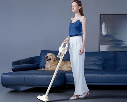 Vacuum cleaner on carpet
