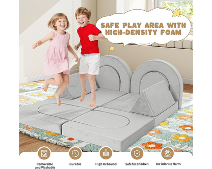 Modular Kids Play Couch Foam Sofa Set 12pcs