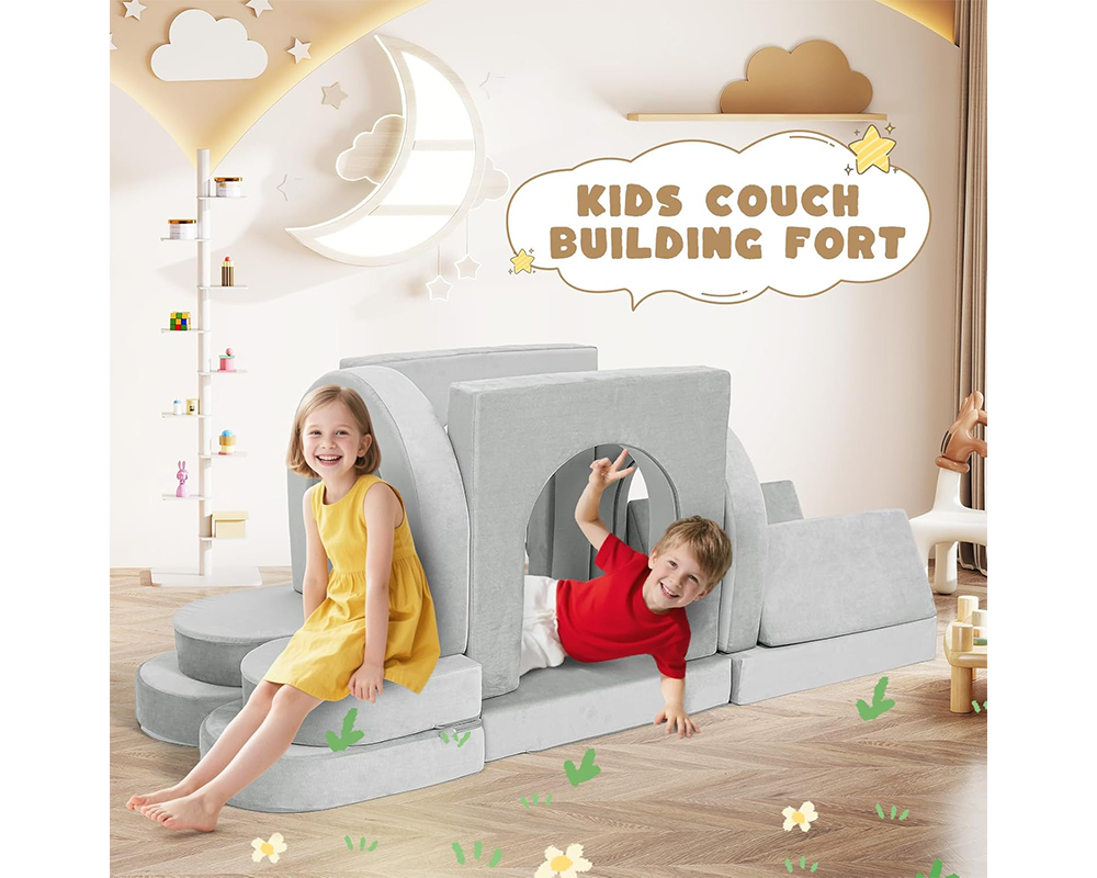 Modular Kids Play Couch Foam Sofa Set 12pcs