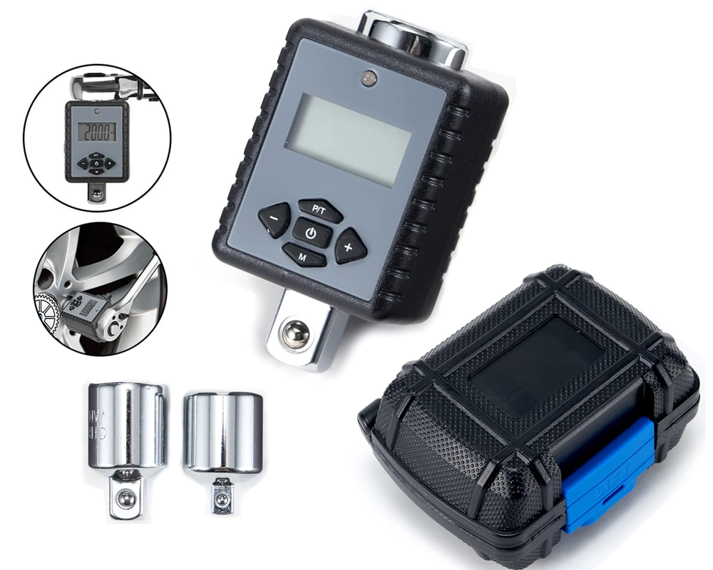 Torque wrench adapter with buzzer