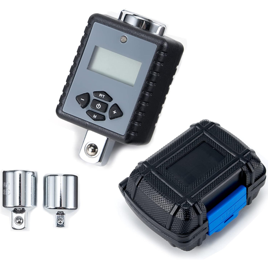 Digital torque wrench adapter with LED