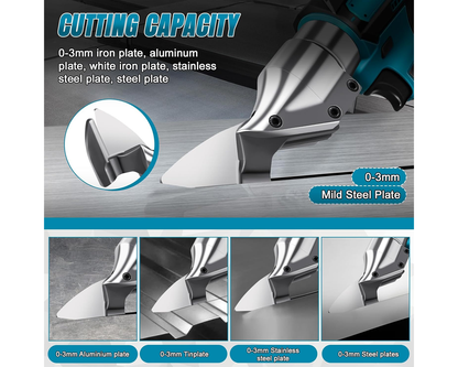 Ergonomic grip of metal shears