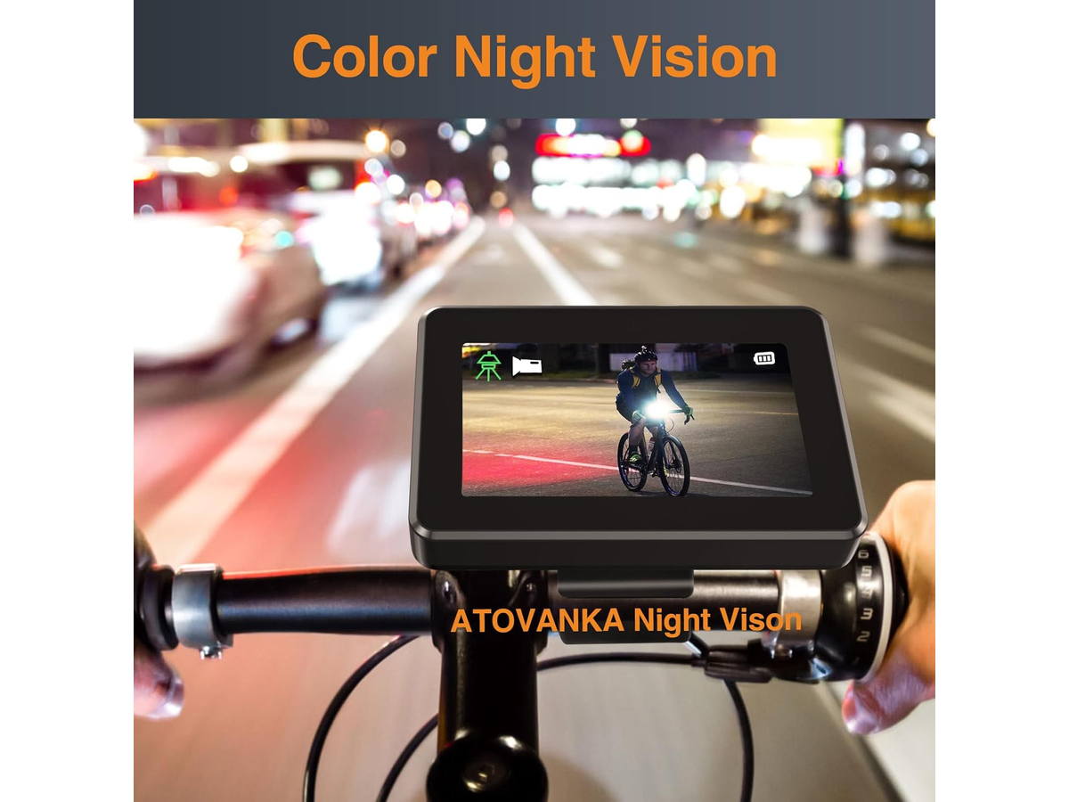 1080P Bike Mirror Camera 4.3" Monitor