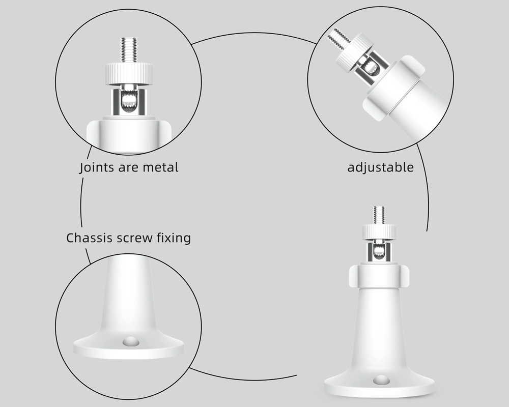 metal and abs camera mount