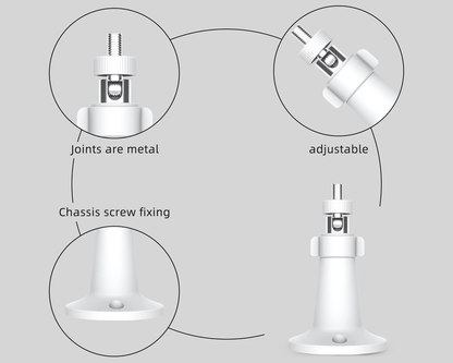 metal and abs camera mount