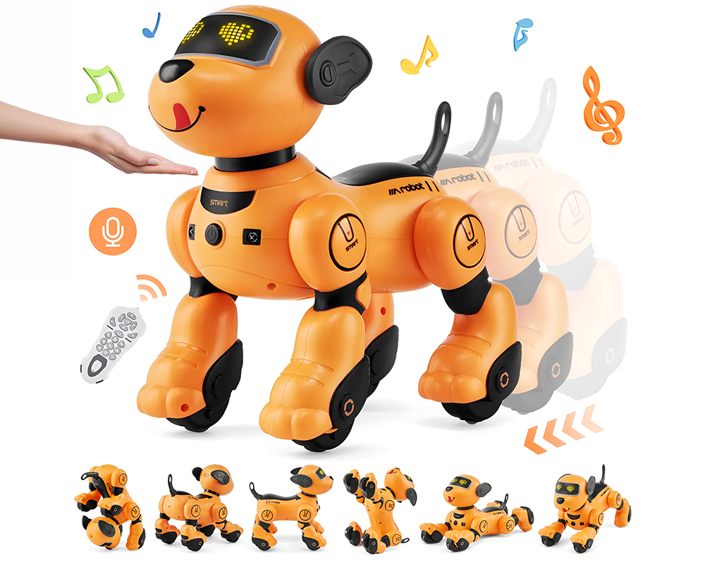 robotic puppy with remote