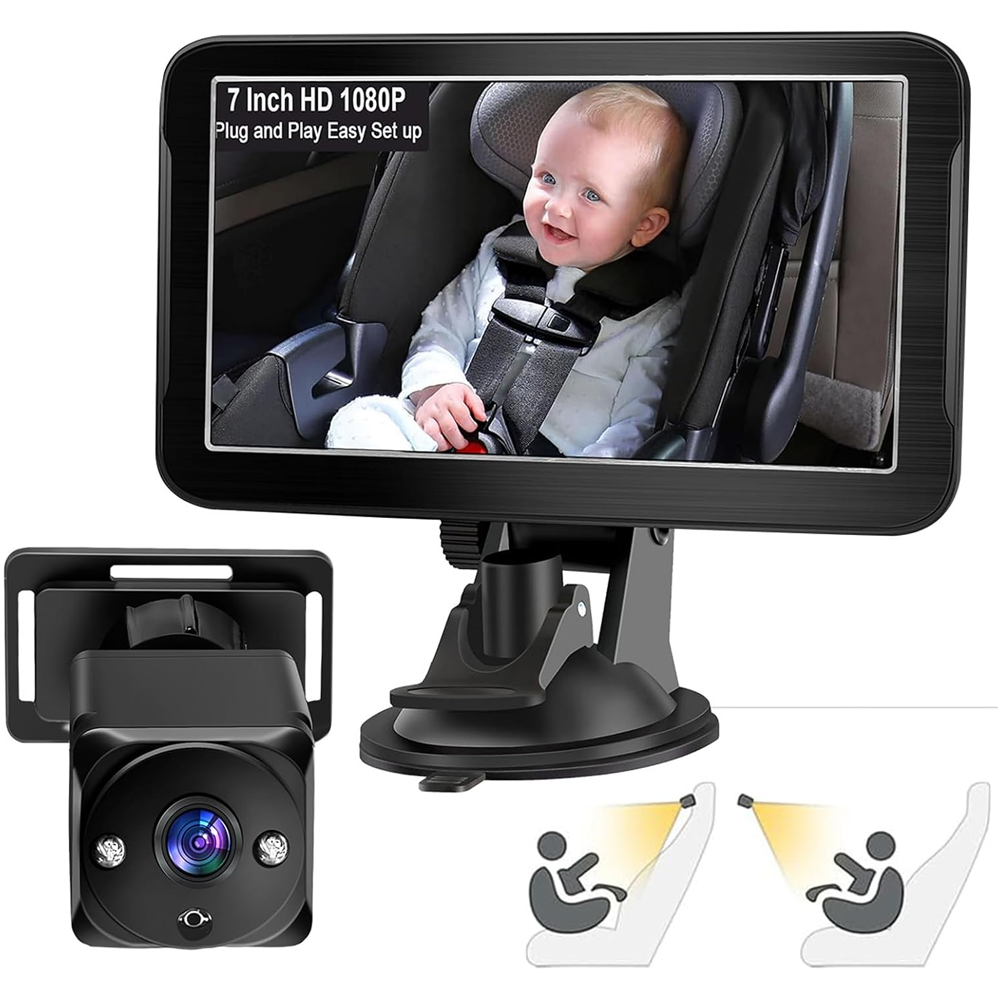 car monitor camera with display