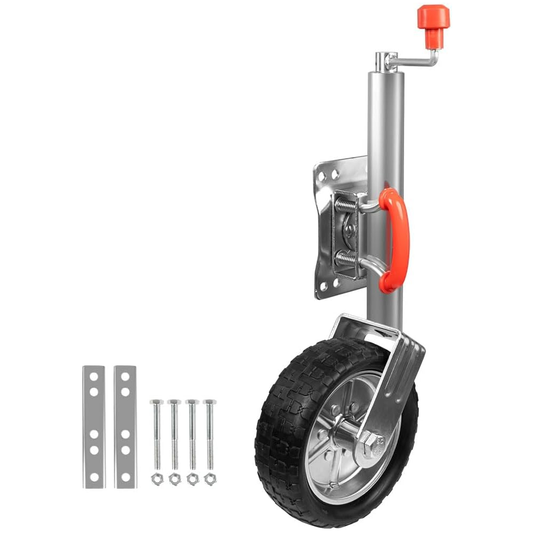 10 inch jockey wheel with solid tyre