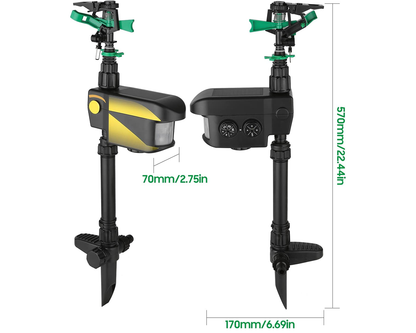 Garden animal deterrent