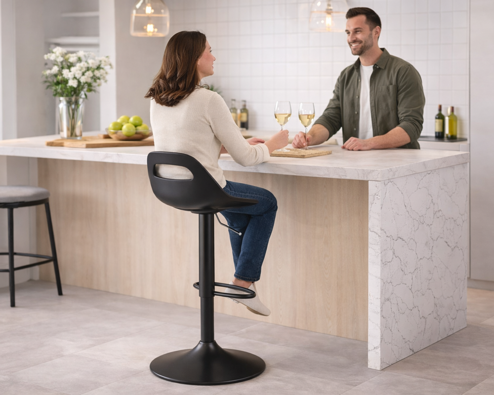 height adjustable counter stool
