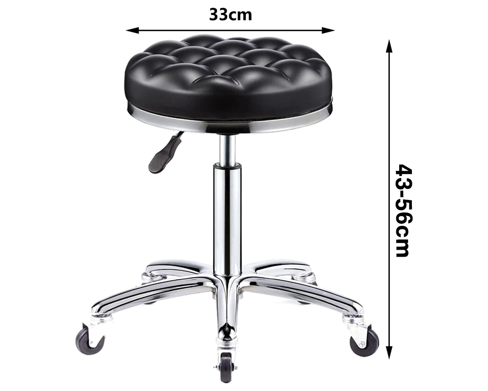 swivel rolling salon stool