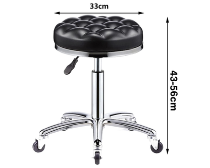 swivel rolling salon stool