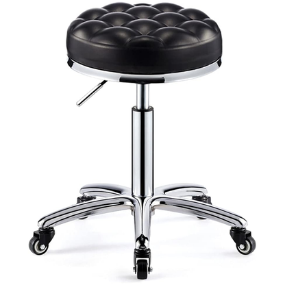 black salon stool adjustable