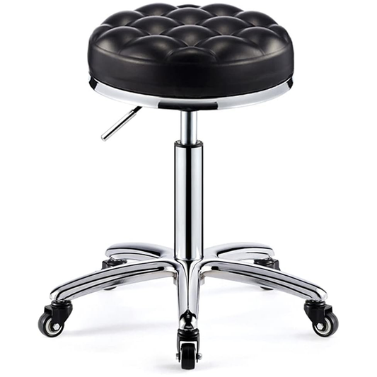 black salon stool adjustable