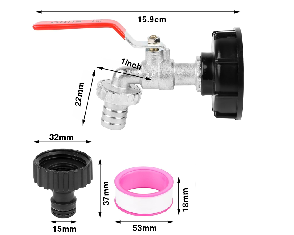 alloy tap for water tank