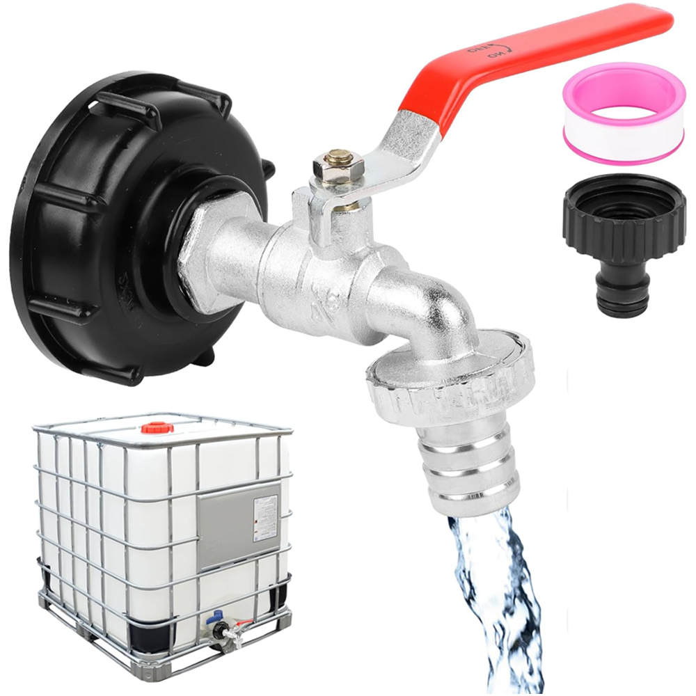 ibc tank adapter with tap