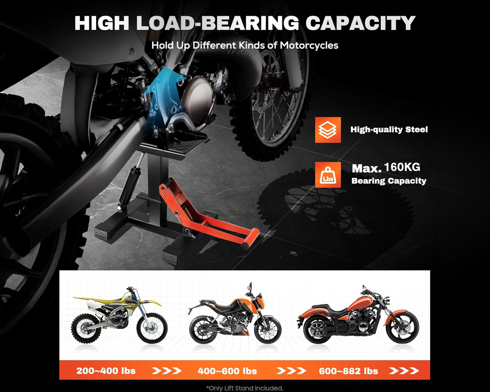 steel motorcycle jack stand