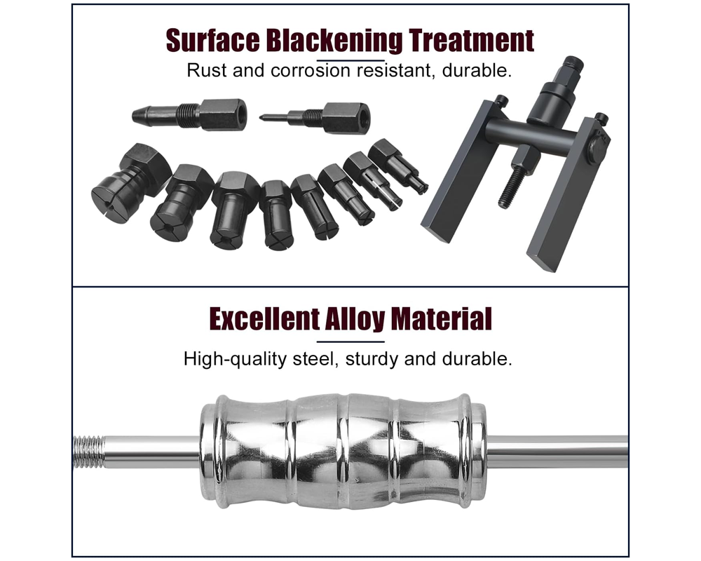 12PCS Blind Bearing Slide Hammer Tool Kit