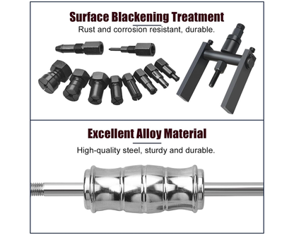 12PCS Blind Bearing Slide Hammer Tool Kit