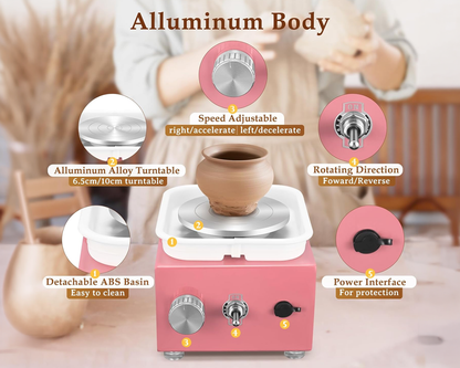 Mini Pottery Wheel Machine