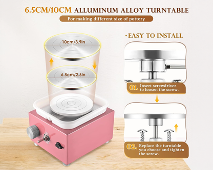 Mini Pottery Wheel Machine