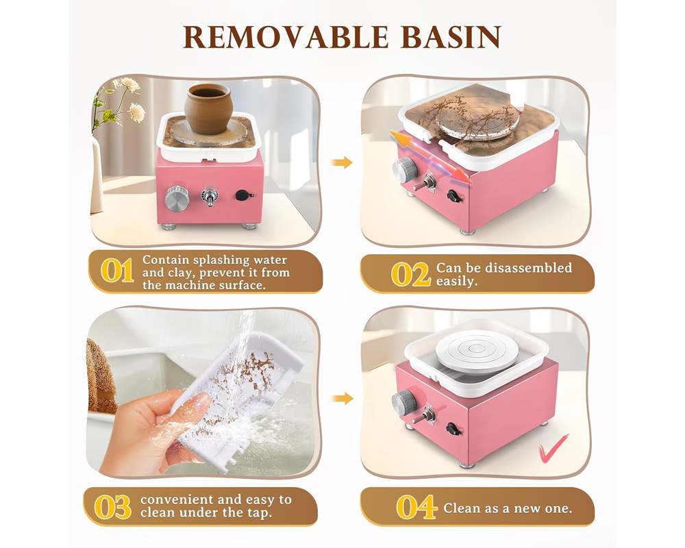 Mini Pottery Wheel Machine