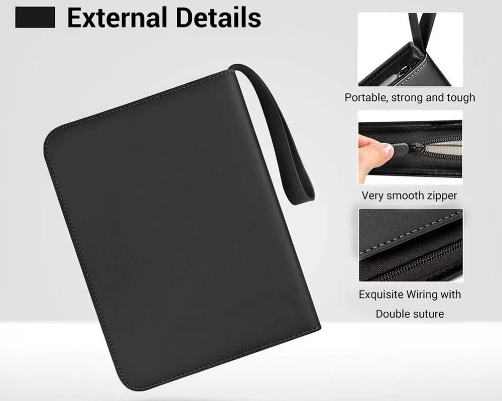 900 Pockets Cards Holder Storage Bag 900 Card Holder Capacity Album Collector