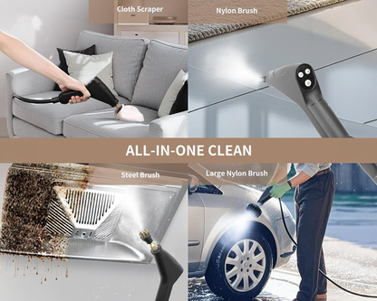 Handheld 2500W Steam Cleaner High Temperature Pressurized