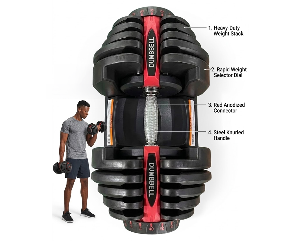Adjustable Dumbbells 40KG