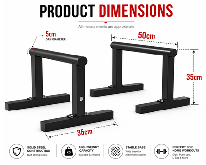 Parallel Bar Dip Bars