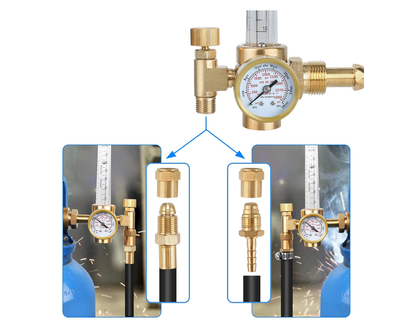 Welding Argon Flow Tube Regulator