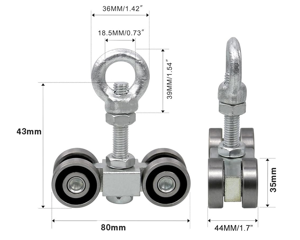 Unistrut Trolley Rollers
