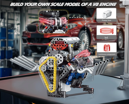 V8 Engine Building Set