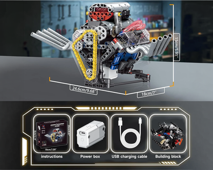V8 Engine Building Set
