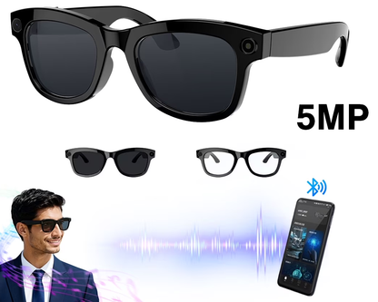 AI Smart Glasses 8K Camera ChatGPT Touch Bluetooth Player