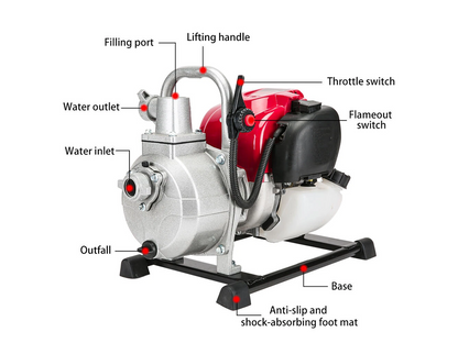 Petrol Water Pump 1inch Gasoline water Pump