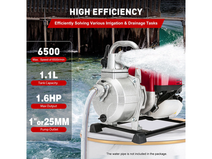 Petrol Water Pump 1inch Gasoline water Pump