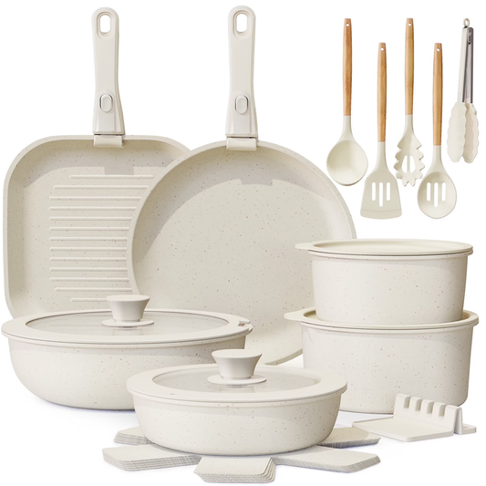 22 pcs Non-stick Cookware Set Kitchen Pots and Pans Set
