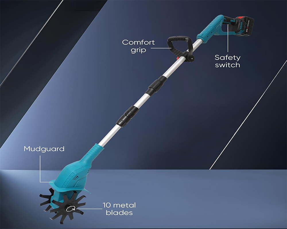 Cordless Cultivator Electric Tiller