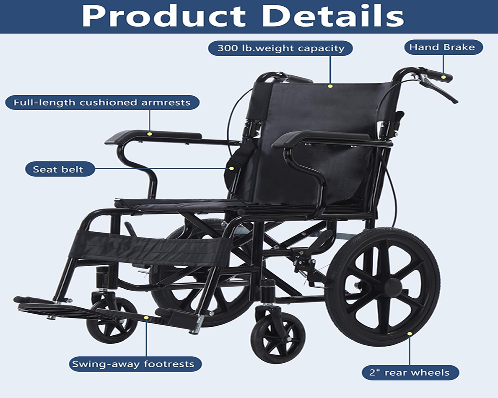 Folding Wheelchair Mobility Chair