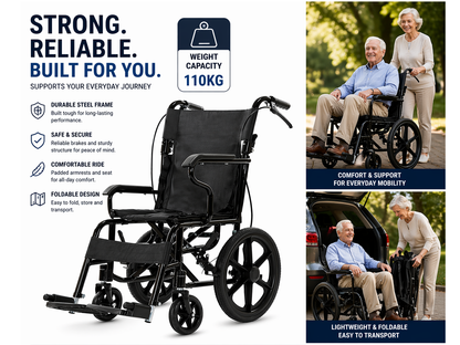 Folding Wheelchair Mobility Chair