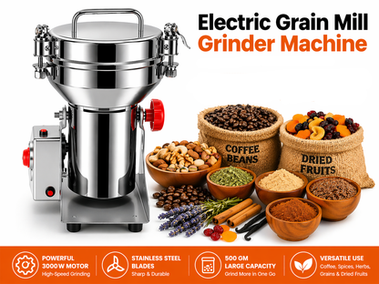 Electric Grain Mill Grinder Machine