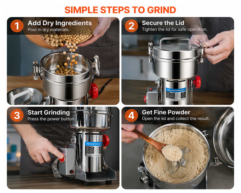 Electric Grain Mill Grinder Machine