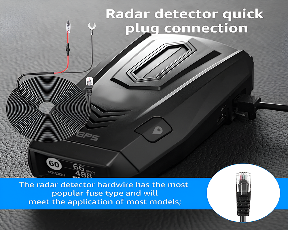 Radar Detector Power Cord